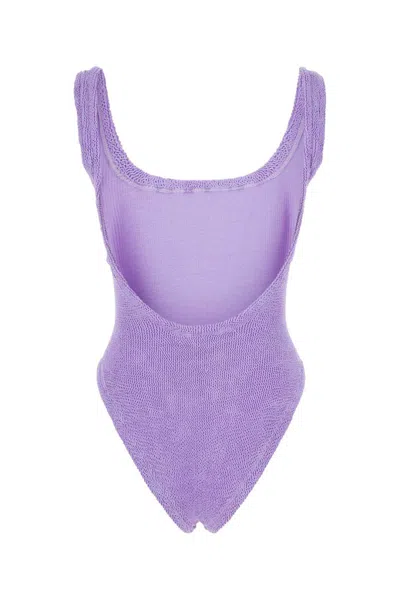 Shop Hunza G Swimsuits In Purple