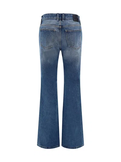Shop Off-white Jeans In Blue No Co