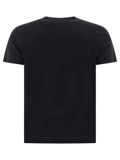 Shop Tom Ford "tf" Embroidered T-shirt In Black
