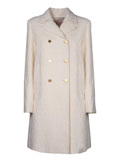 Shop Valentino Coats In White