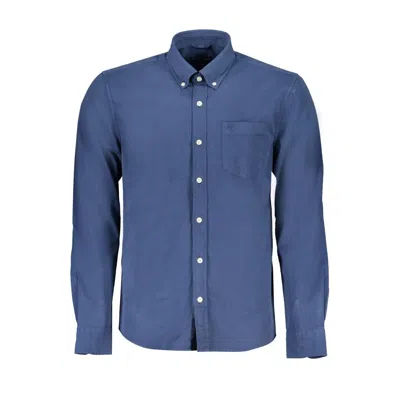 Shop North Sails Blue Cotton Shirt