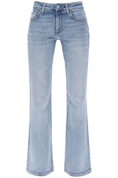 Shop Ganni Iry Jeans With Light Wash In Blue
