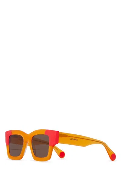 Shop Jacquemus Sunglasses In 070