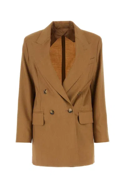 Max Mara Scarves & Wraps In Brown