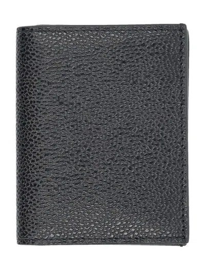 Shop Thom Browne Double Cardholder In Black