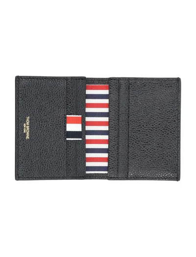 Shop Thom Browne Double Cardholder In Black