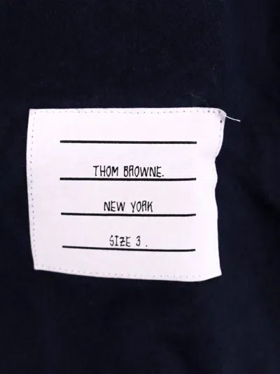 Shop Thom Browne Shirt In Blue