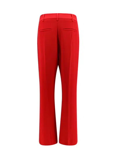 Shop Valentino Trouser In Red