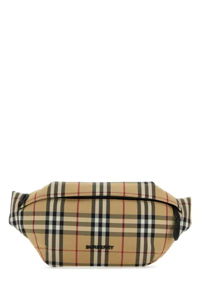 Shop Burberry Marsupi In Checked