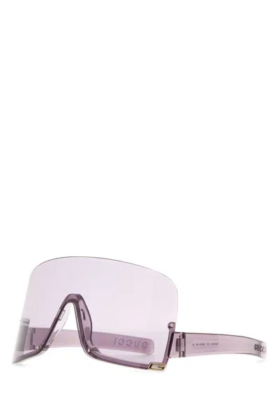 Shop Gucci Sunglasses In Purple