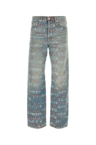 Shop Lanvin Jeans In Printed