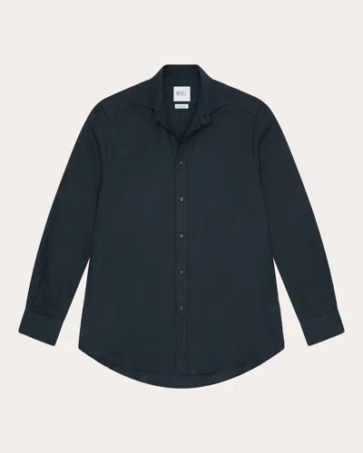 Shop With Nothing Underneath Women's The Boyfriend Linen Shirt In Black