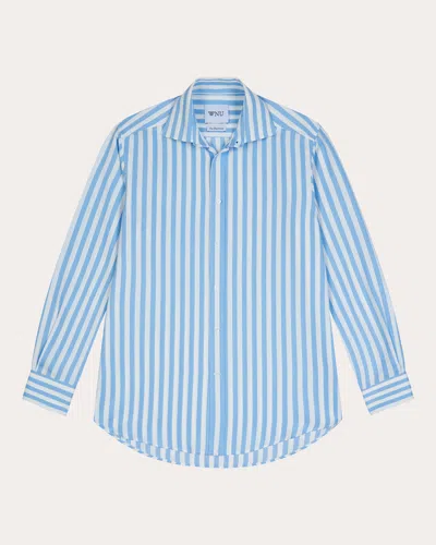 Shop With Nothing Underneath Women's The Boyfriend Tencel Shirt In Blue