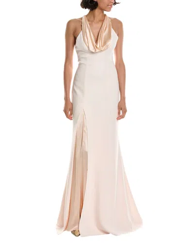 Shop Cinq À Sept Jill Gown In Beige