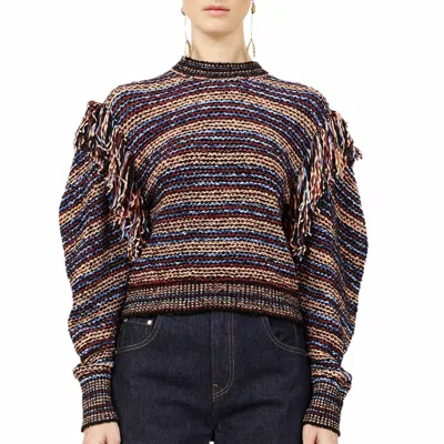 Shop Ulla Johnson Arquette Pullover Sweater In Bergamot In Multi