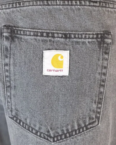 Carhartt Og Single Knee Wide-leg Jeans In Grey