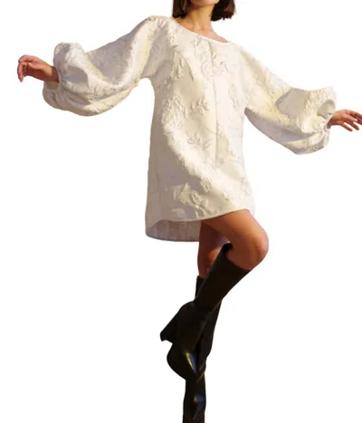 Shop Arianne Elmy Slim Fit Dress In White