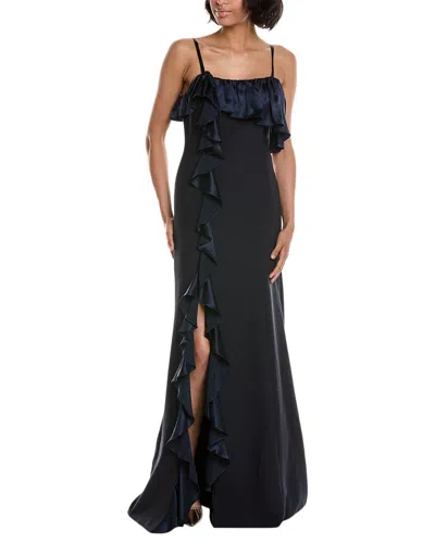 Cinq À Sept Curtis Gown In Blue