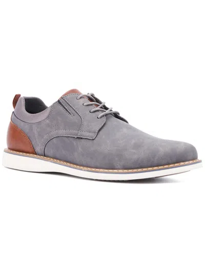 Shop Reserved Footwear Vertigo Mens Textile Dressy Oxfords In Grey