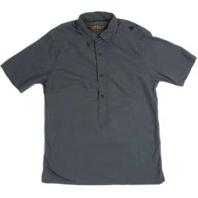 Freemans Sporting Club Grey Short Sleeve Dress Shirt In Gray