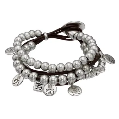 Shop Unode50 Women's What A Mess Bracelet In Silver