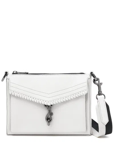 Shop Botkier Trigger Leather Crossbody In White