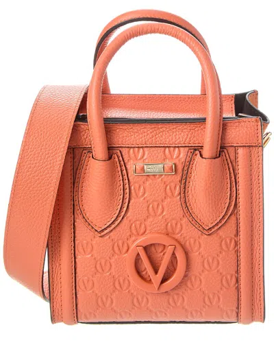 Shop Valentino By Mario Valentino Eva Monogram Leather Tote In Pink