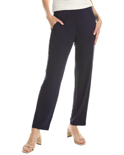 Eileen Fisher Slouch Ankle Pant In Blue