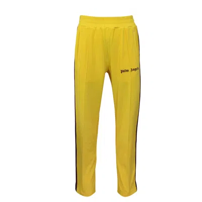 Shop Palm Angels Track Pants In Yellow