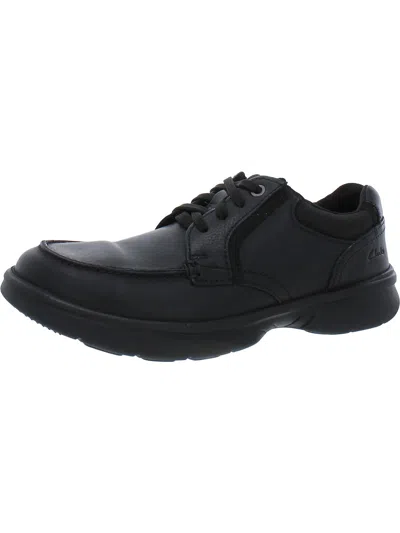 Shop Clarks Mens Faux Leather Running & Training Shoes In Black