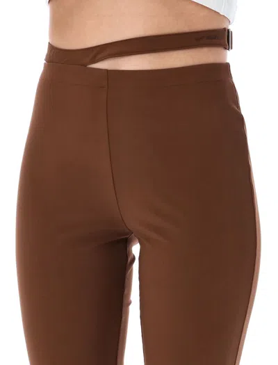 Shop Nike Woman's Trousers In Cacao
