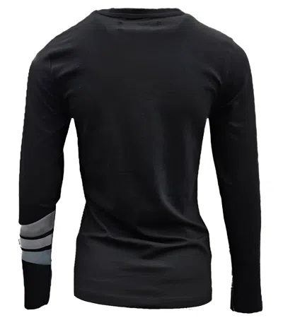 Shop Madison Maison Designing Hollywood X ™ Black 3 Stripe Long Sleeve T-shirt