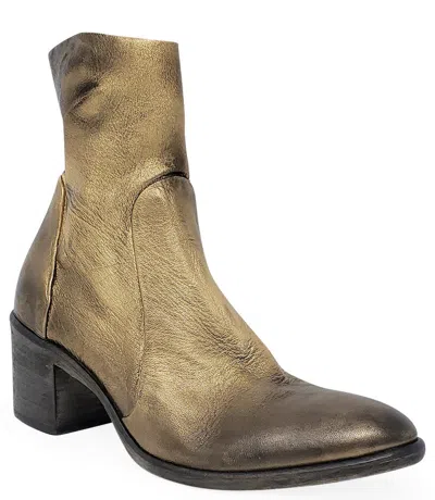Shop Madison Maison ™ Antique Gold Leather Ankle Boot