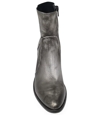 Shop Madison Maison ™ Antique Silver Leather Ankle Boot