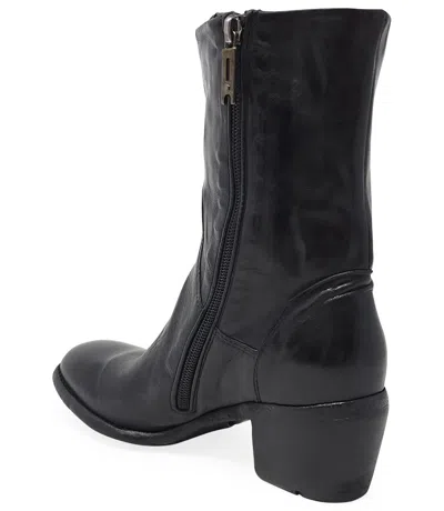 Shop Madison Maison ™ Black Leather Mid Calf Boot In 41