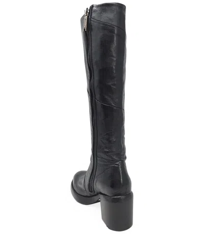 Shop Madison Maison ™ Black Leather Platform Knee High Boot In 39.5