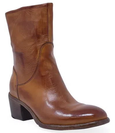Shop Madison Maison ™ Brown Leather Mid Calf Boot In 41