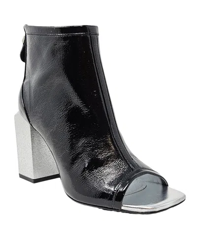 Shop Madison Maison ™ Fatima Black Silver Hi Heel Sandal In 41