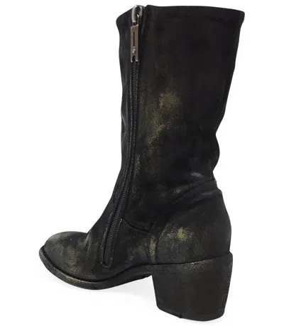 Shop Madison Maison ™ Gold Suede Metallic Mid Calf Boot In 41