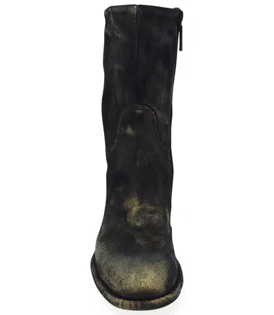 Shop Madison Maison ™ Gold Suede Metallic Mid Calf Boot In 41