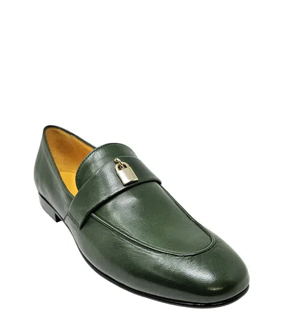 Shop Madison Maison ™ Green Lock Flat Loafer In 38.5