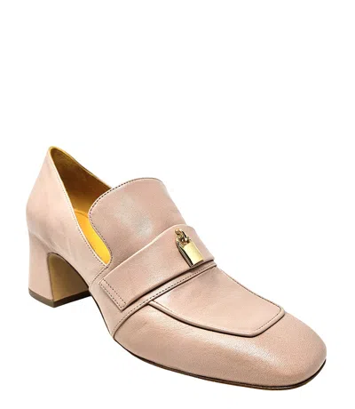 Shop Madison Maison ™ Light Pink Lock Heel Loafer In 41