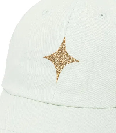 Shop Madison Maison ™ Pastel Green Baseball Cap With Glitter Star In One Size
