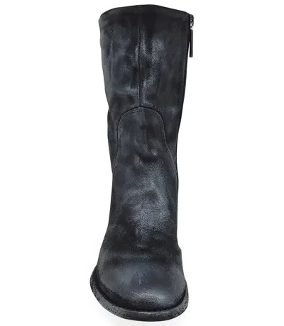 Shop Madison Maison ™ Silver Suede Metallic Mid Calf Boot In 41