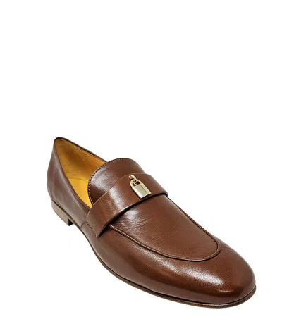Shop Madison Maison ™ Tan Lock Flat Loafer In 41
