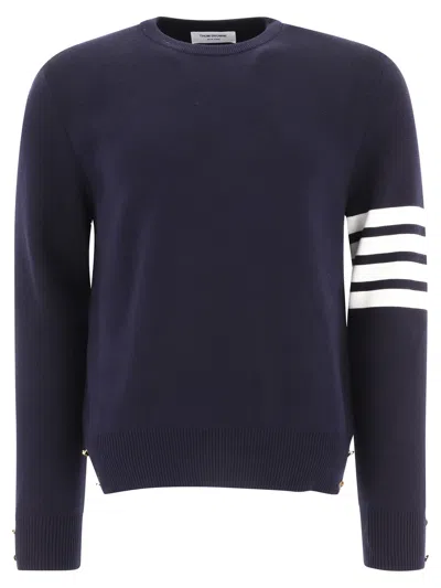Shop Thom Browne "4 Bar" Sweater