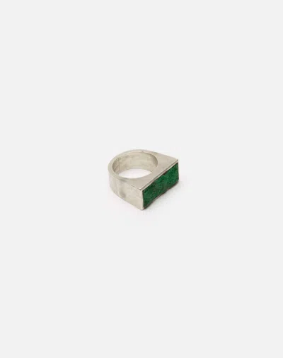 Shop Marketplace 50's Green Druzy Quartz Artisan Made Sterling Silver Ring