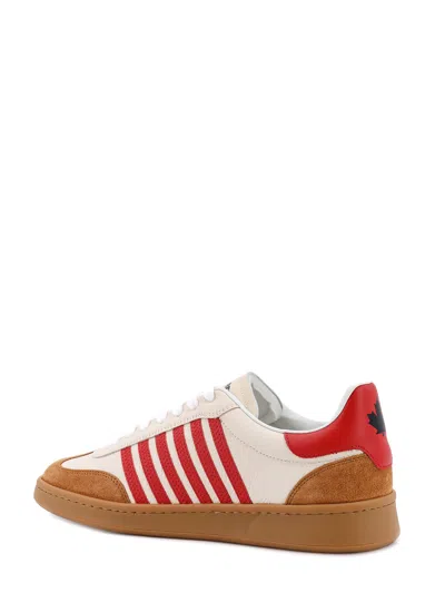 Shop Dsquared2 Leather And Suede Sneakers