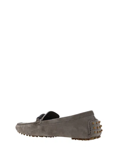 Shop Brunello Cucinelli Pair Of Loafers