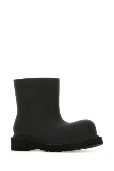 Shop Balenciaga Woman Black Eva Steroid Ankle Boots